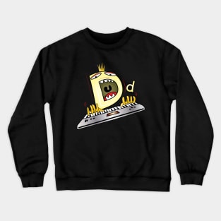 Funny Alphabet Lore Letter D Crewneck Sweatshirt